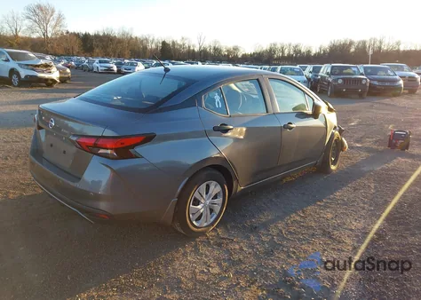 2022 Nissan Versa 1.6 S Xtronic Cvt z USA, uszkodzony, nr VIN 3N1CN8DV1NL860053